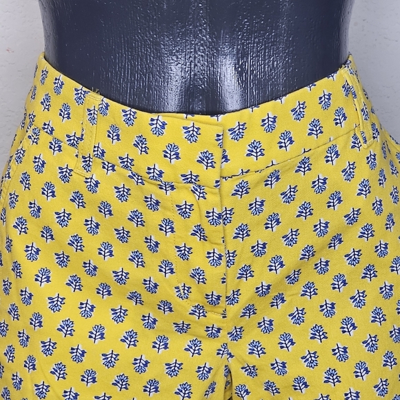 J. Crew Yellow Floral 5" Shorts - Picture 3 of 7